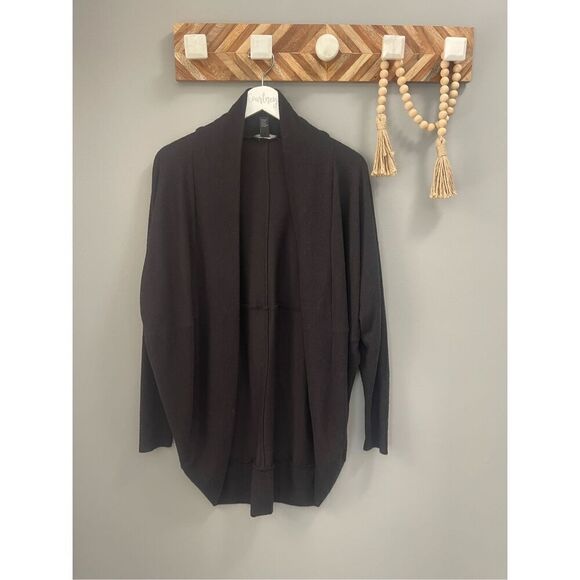 Forever 21 black open front cardigan Size small - Picture 1 of 5